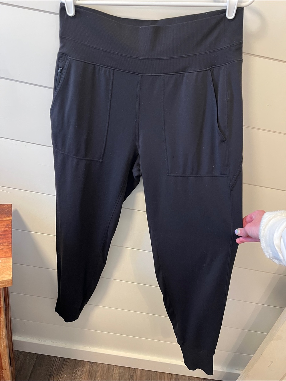 Athleta Black Venice Jogger with High Waist